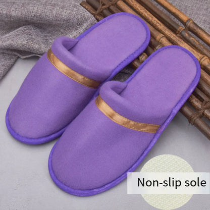 Winter Warm Plush Slippers for Women & Men – Non-Slip Fluffy Indoor House Slides for Bedroom Comfort Couple Home Shoes