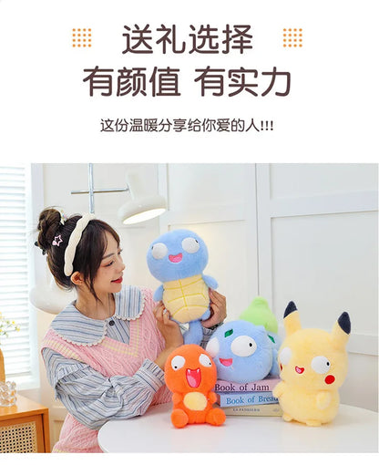 23/30/45cm Pokemon Plush Toys — Cute Soft Turtle & Little Fire Dragon Pillow Dolls for Children, Christmas Gift