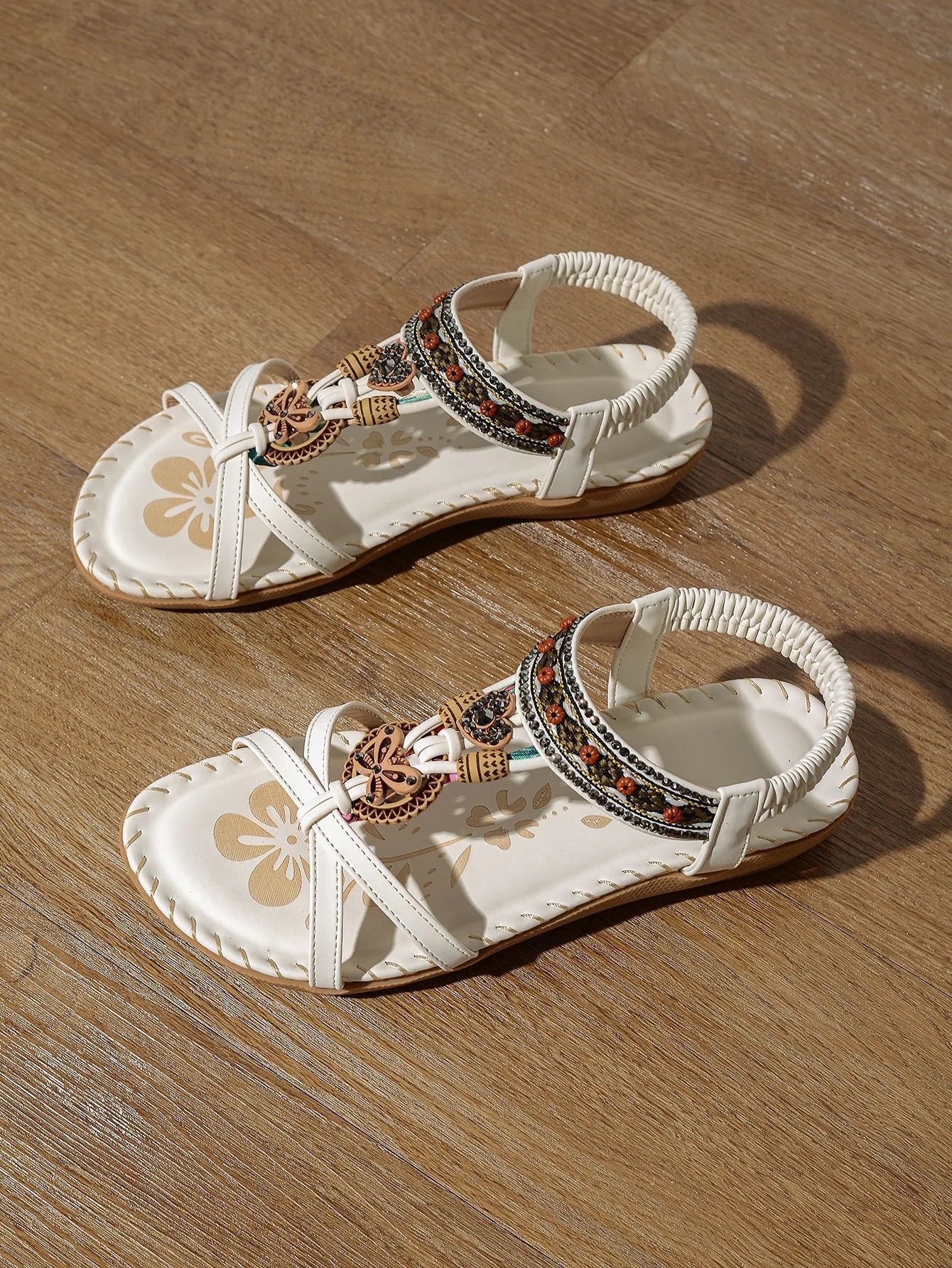 Women’s Bohemian Platform Sandals - Lightweight Soft Sole Casual Beach Shoes