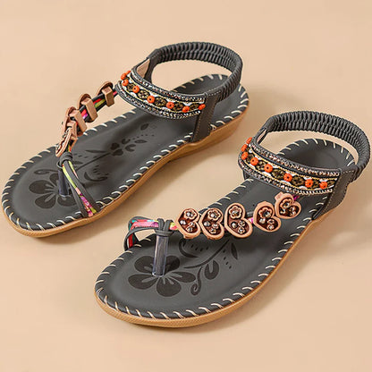 2025 Women’s Bohemia Sandals – Summer Flip Flops, Low Heel Beach Shoes & Casual Footwear
