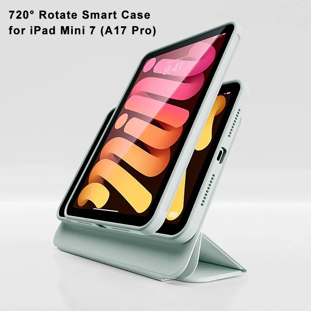 Magnetic Folio Case for iPad Mini 6 & 7 (8.3") – Smart Folding Tablet Cover & Protective Case