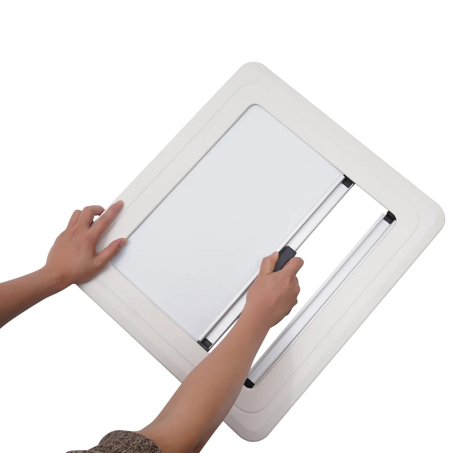 Aluminum RV Hinged Push-Out Window – Caravan & Camper Trailer Accessory, 900x500mm / 450x500mm