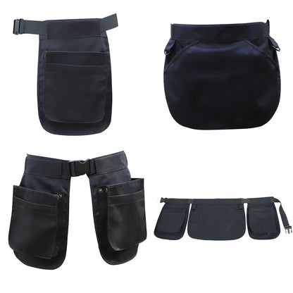 Portable Adjustable Waist Tool Pouch Bag - Multi-function Belt Bag for Electricians, Carpenters, Gardening, Plumbing, Woodwork