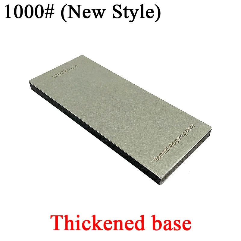 Thickened Non-Slip Diamond Knife Sharpener – 15° Kitchen Whetstone & Leather Polishing System