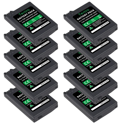 10Pcs 2400mAh 3.6V Replacement Battery for Sony PSP-2000/3000 Gamepad