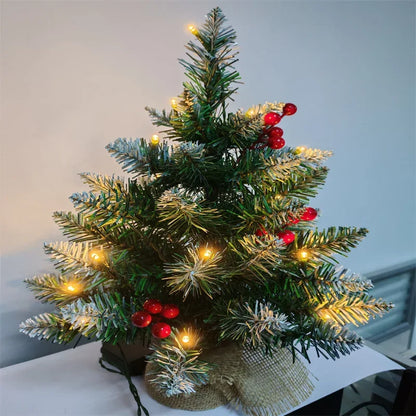 Mini Christmas Tree 45/60cm – PVC Tabletop Decorations for Family Christmas & Holiday Parties