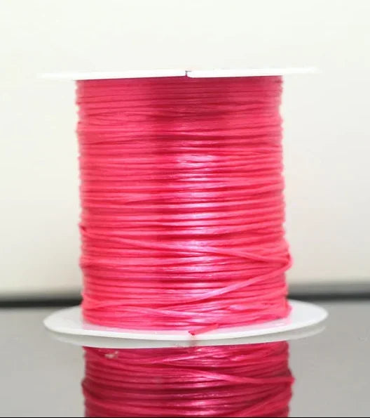 10M Strong Elastic Crystal Beading Cord – 1mm Stretch Thread for DIY Bracelets, Necklaces & Jewelry Making