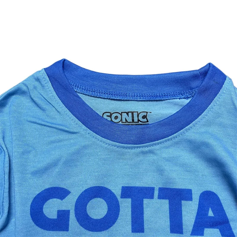 Sonic the Hedgehog Spring Kids Pajama Set – Boys’ Long Sleeve Sleepwear with Pants