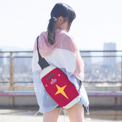 Brdwn E.F.S.F RX-78-2 Cosplay Shoulder Bag - Unisex Polyester Chest Pack
