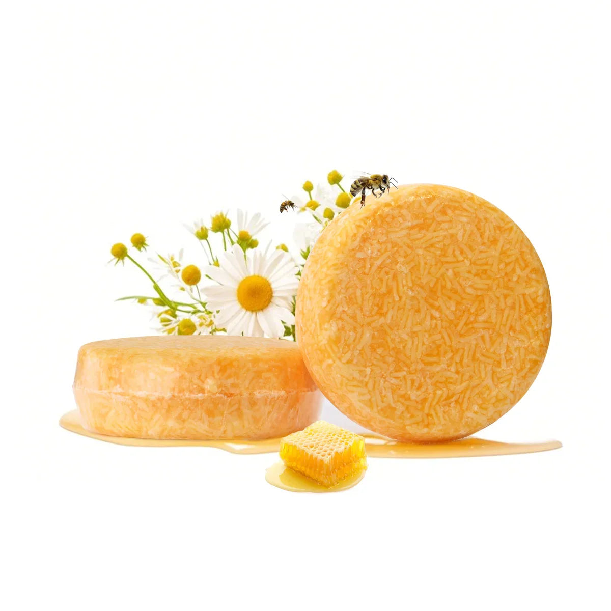 Natural Honey Plant Essence Shampoo – Refreshing Hair Cleanser, Anti-Dandruff & Oil Control Shampoo for Soft Smooth Hair