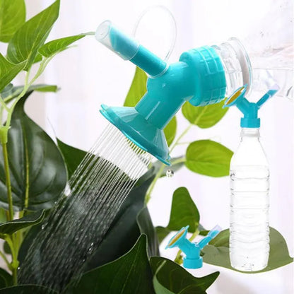 2-in-1 Sunflower Automatic Watering Nozzle - Gardening Beverage Bottle Waterer for Succulent Irrigation