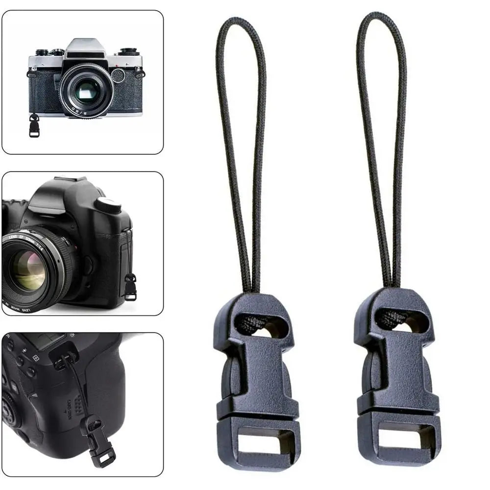 Quick Release Buckle Kit with Universal Neck Strap – Camera Eyelet Sling Belt and Round Lug Hook Accessories