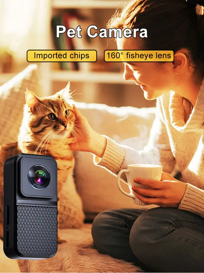 BORME HD 1080P Pet Camera – Wireless Collar Camera for Dogs and Cats, No WiFi Needed, Video Recording, Perfect Birthday Gift