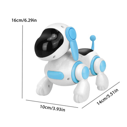 Smart Interactive Robotic Dog Toy - Walking, Singing, Lights & Music Educational Toy for Kids