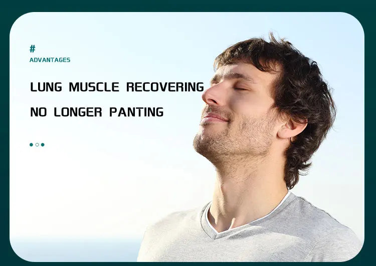 Smart Breathing Trainer Device with App — Breath Monitor for Lung Strength and Exercise