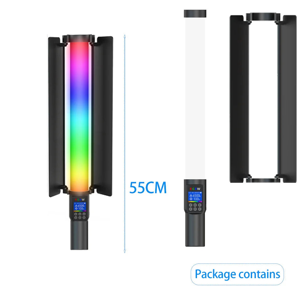 RGB Photography Video Light Stick – Colorful LED Wand with Tripod Stand for Party, Fill Light, and Speedlight