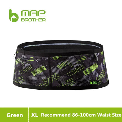 MAP BROTHER W1001 Woven Elastic Sports Waist Bag – Running, Triathlon, Marathon & Cycling Number Belt Pack