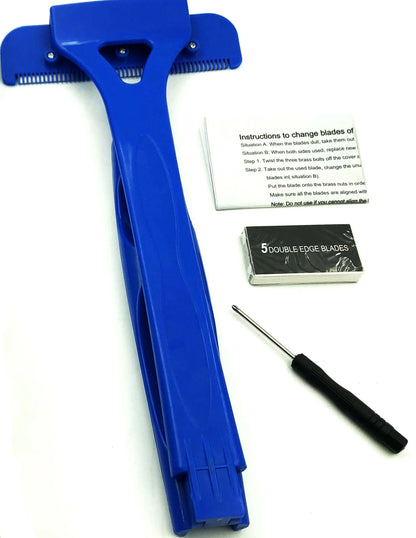 Men’s Back Shaver Razor – Safety Long Handle Foldable Hair Trimmer for Body, Legs & Back Hair Removal