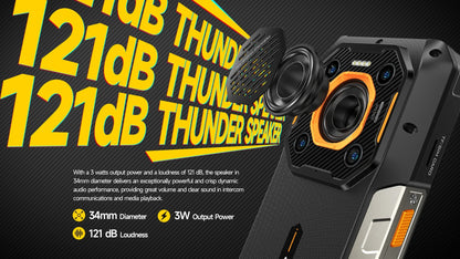 Ulefone Armor 26 Ultra 5G Rugged Waterproof Smartphone - 120W Fast Charging, 15600mAh, 200MP+64MP, 24GB+512GB, NFC