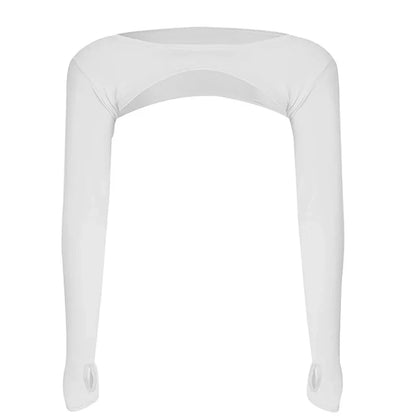 Women’s Summer Ice Silk Shawl – Long Sleeve Sunscreen Arm Sleeves & Cropped Outdoor Cardigan