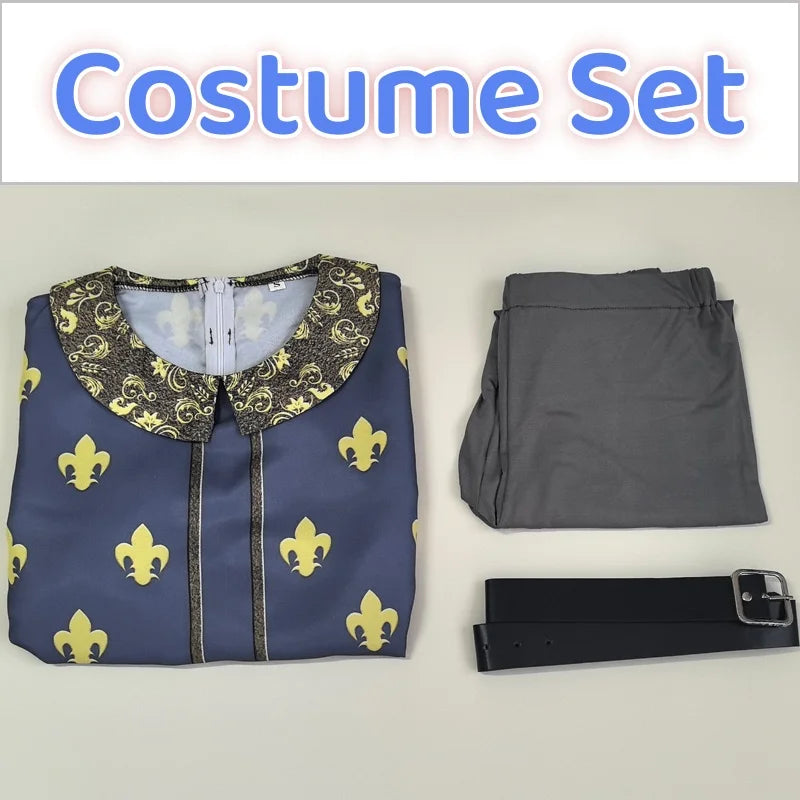 Shrek Prince Charming Cosplay Costume - Men’s Carnival Party Animation Uniform Outfit