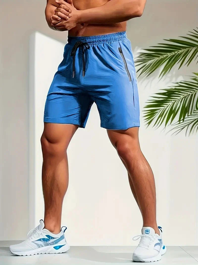 UETEEY Men’s Summer Shorts — Gym, Running & Fitness Quick-Dry Workout Pants