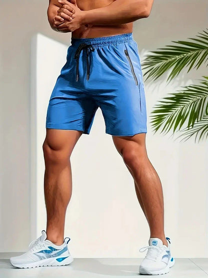 UETEEY Men’s Summer Shorts — Gym, Running & Fitness Quick-Dry Workout Pants