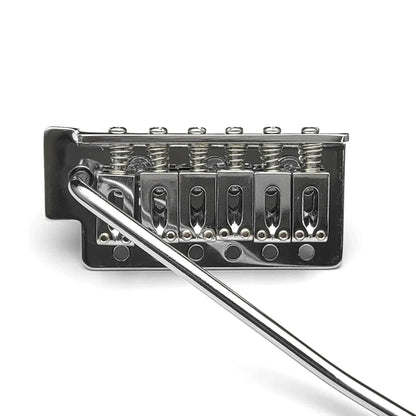Miwayer 52.5mm Guitar Tremolo Bridge — Vintage Steel Saddle Block Set for Fender Strat & Squier Electric Guitars, Chrome