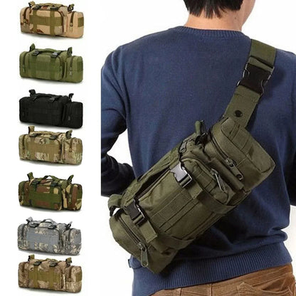 Outdoor Backpack Waist Pack – Hunting, Camping, Hiking, and Chest Bag Pouch