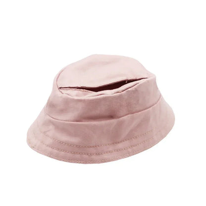 Solid Color Fisherman Hat for 17cm Labubu Doll – Cotton Doll Accessories (Hat Only, No Doll Included) | Cute Collectible Outfit Accessory