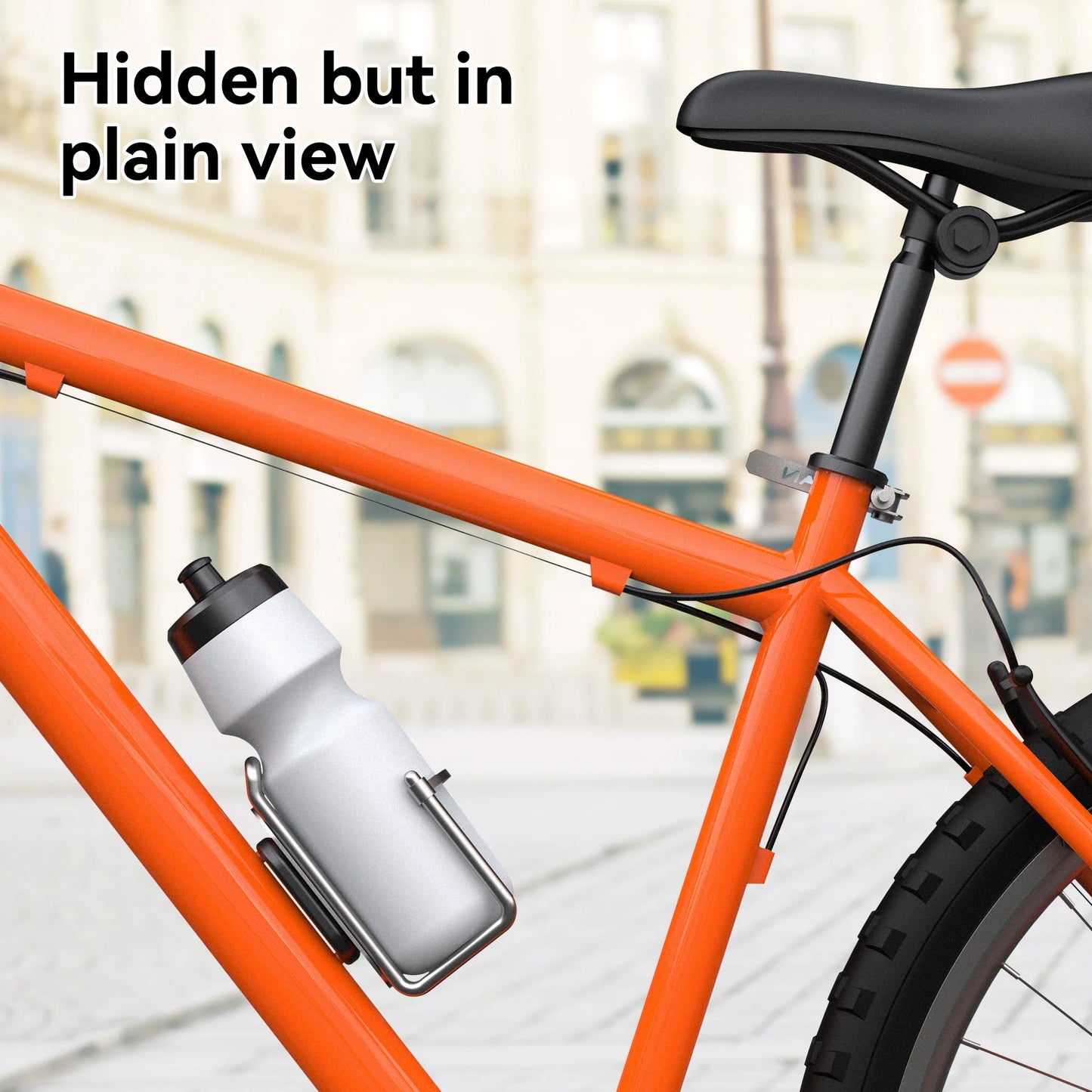Samsung SmartTag2 Bike Holder — Hidden GPS Tracker Case for Galaxy SmartTag 2, Fits Under Bottle Cage