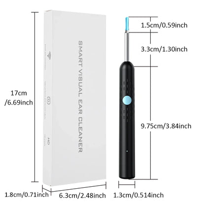 Smart Visual Ear Cleaner Set with 1080P Camera – WiFi Ear Wax Removal Tool with HD LED Lights & Earpick Endoscope