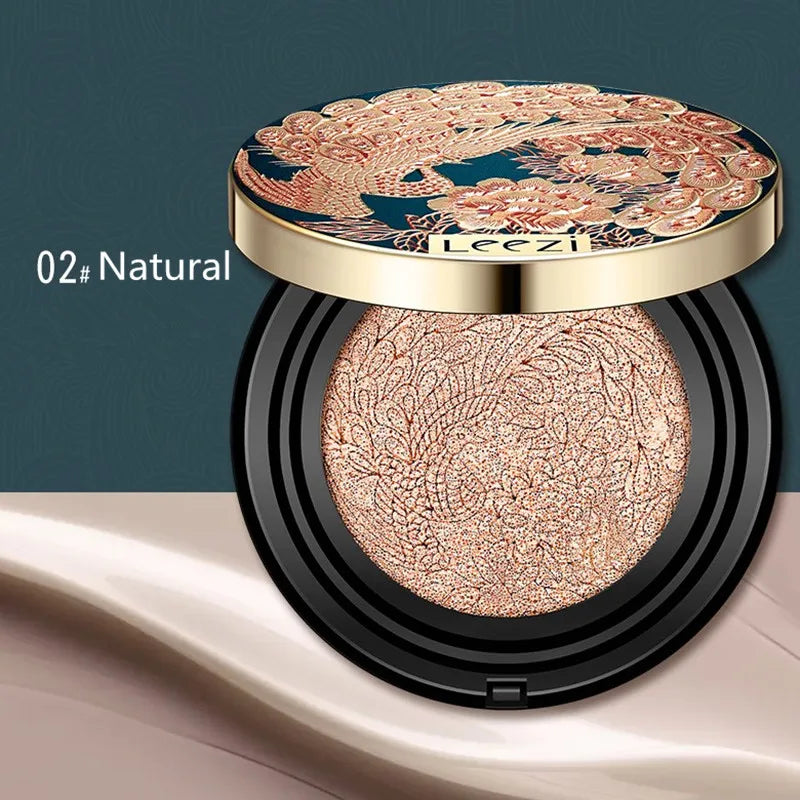 Retro Air Cushion Glow Foundation Cream – Moisturizing, Oil-Control BB Cream for Concealing & Brightening