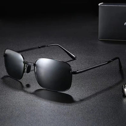 2023 Foldable Polarized Sunglasses – High-Quality Vintage Metal Frame UV400 for Men & Women