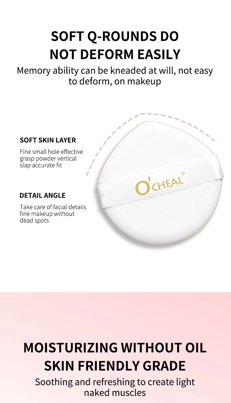 OCHEAL CC Cream Cushion Foundation – Long-Lasting Moisturizing Concealer & BB Cream for Face Makeup