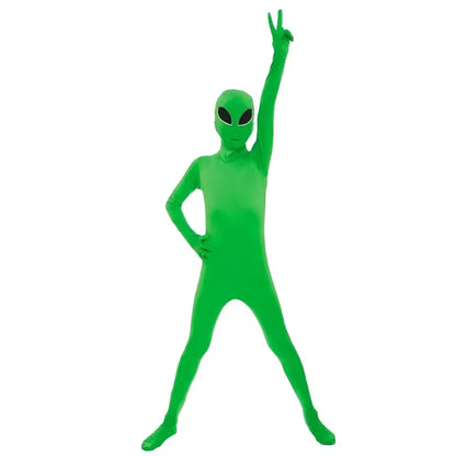 Extraterrestrial Onesie Cosplay Costume - Unisex Adjustable Sleepwear & Party Outfit