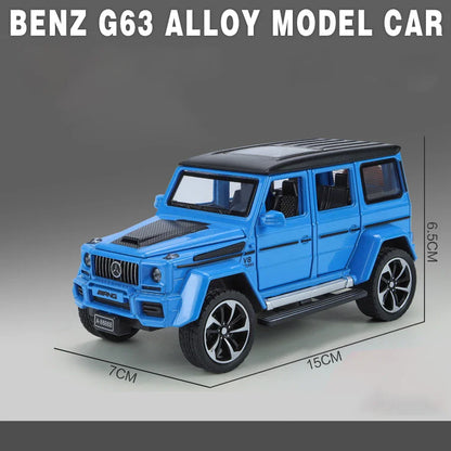1:32 Mercedes Benz G63 Diecast Model Car with Sound & Light – Off-road SUV Miniature Alloy Toy Gift for Boyfriend