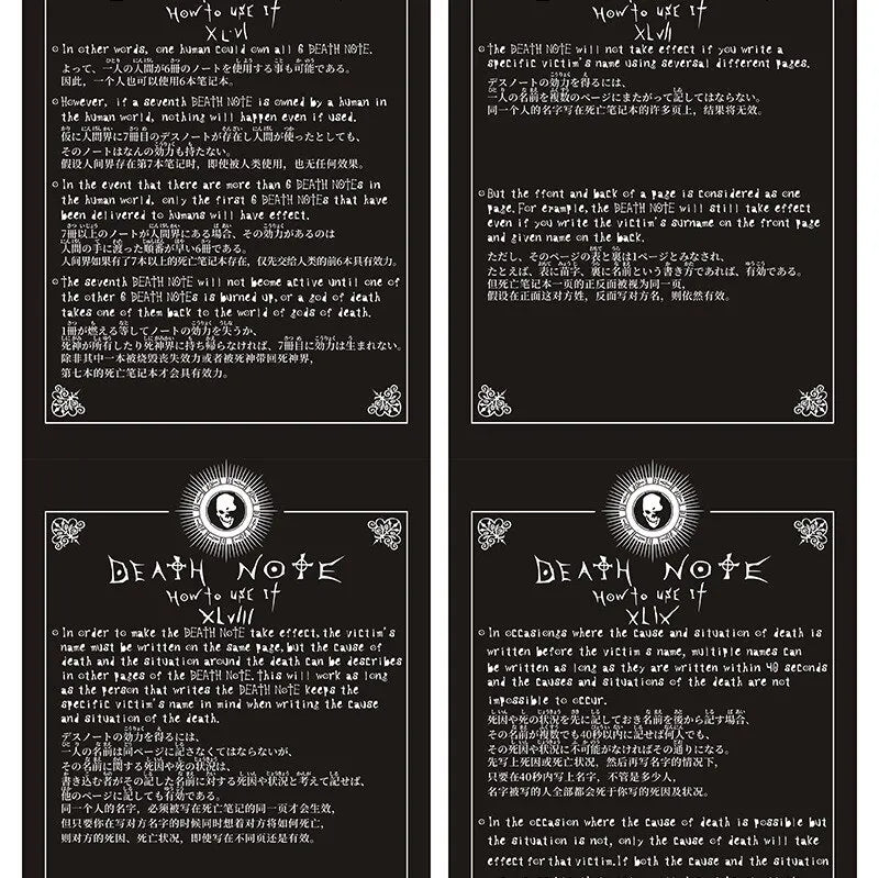 A5 Anime Notebook Set – Leather Journal, Feather Pen, Animation Art Writing Notepad with Necklace