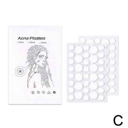 72pcs Invisible Anti-Acne Pimple Patches – Hydrocolloid Waterproof Spot & Mark Repair Stickers