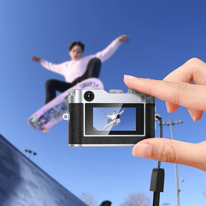 HOCO Retro Mini Digital Camera 1080P HD Video Recorder with 0.96-Inch Screen – Compact Indoor Outdoor Camera for Kids Gifts