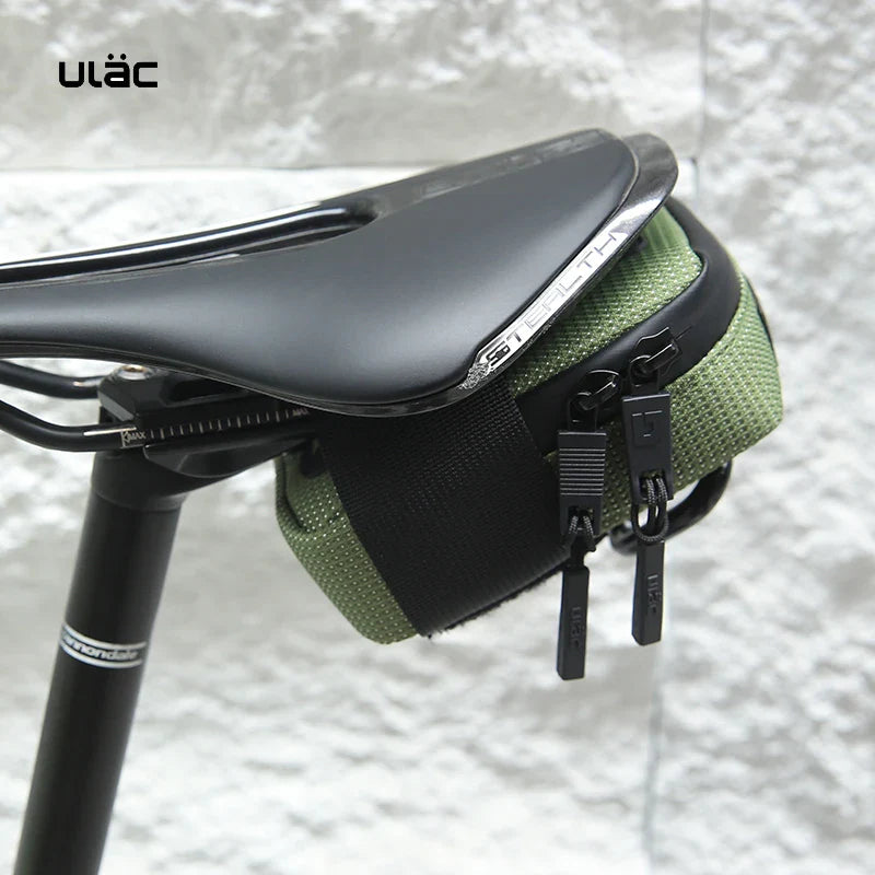 ULAC 0.5L Waterproof Bicycle Saddle Bag — Mini Shockproof MTB Seatpost Rear Pack Tail Pouch