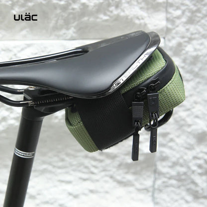 ULAC 0.5L Waterproof Bicycle Saddle Bag — Mini Shockproof MTB Seatpost Rear Pack Tail Pouch