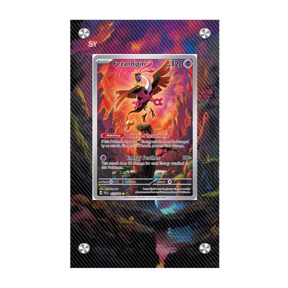 Pokémon Acrylic Extended Artwork Card Display Rack – Pikachu, Greninja, Magikarp & Kingdra Collectible Card Holder Display Case Gift