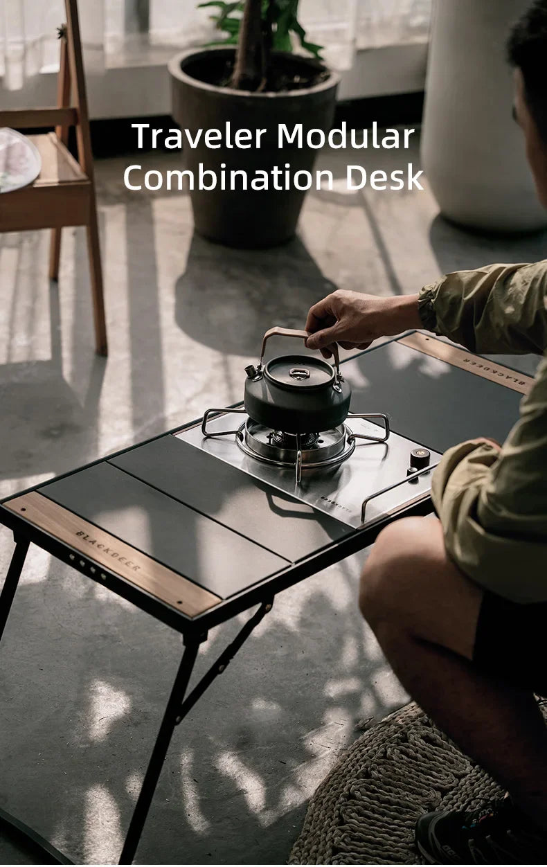 BLACKDEER Camping IGT Table – Folding Aluminum Alloy Portable Table for BBQ, Picnic, Fishing & Outdoor Use