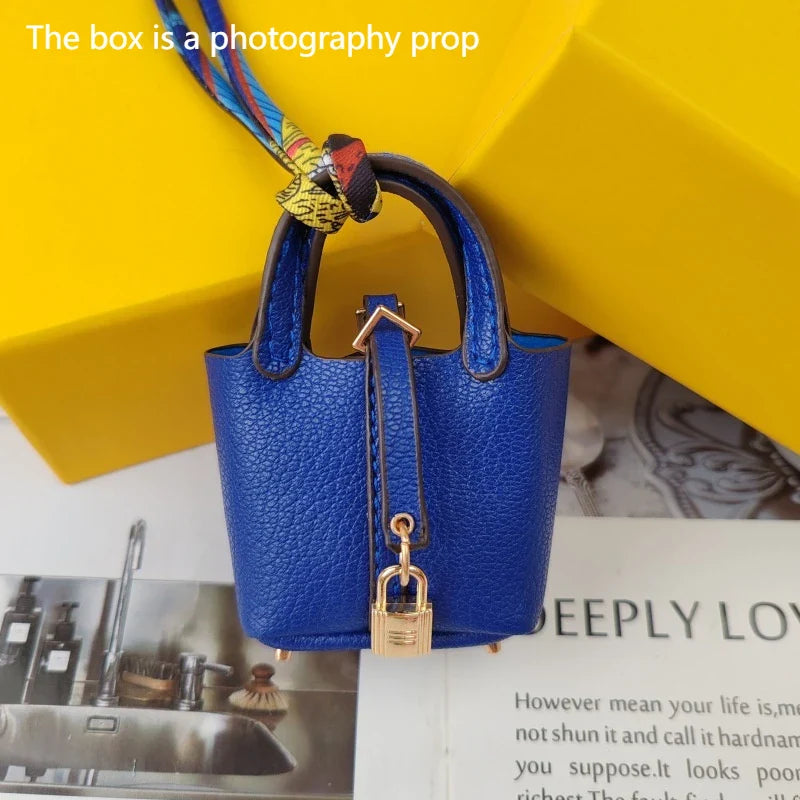 Mini Bag Pendant Keychain – Creative Portable Zero Wallet, Bracelet, and Bluetooth Earphone Multifunctional Hanging Accessory