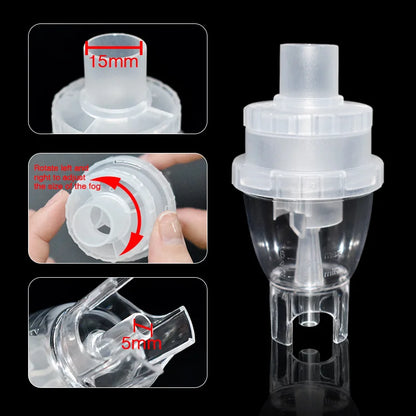 Allergy Inhaler Nebulizer — Medical Atomized Cup with Air Compressor, 6ML/10ML Medicine Tank for Home Health Care