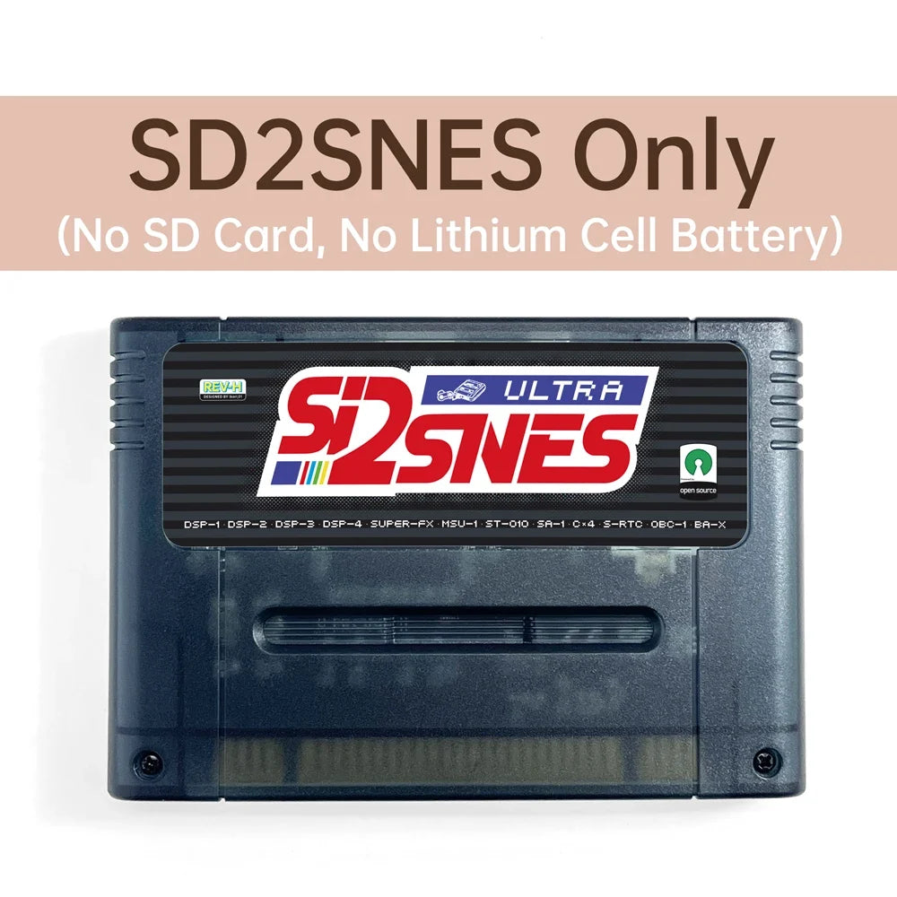 SD2SNES Rev.H Flash Cartridge - Multi Region SNES/SFC Game Adapter with FXPAK MSU Enhancement Support