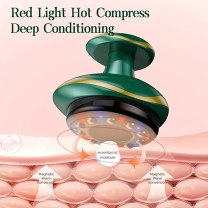 Electric Meridian Massage Brush – Full Body Cupping & Scraping Massager for Abdomen & Back Relief at Home