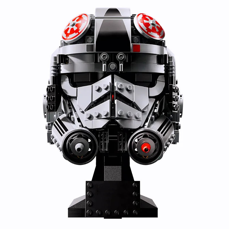 MOC Space Wars Helmet Building Blocks — Stormtrooper & Vader Fighter Model Bricks Toy, Birthday & Xmas Gift for Kids, Home Decor