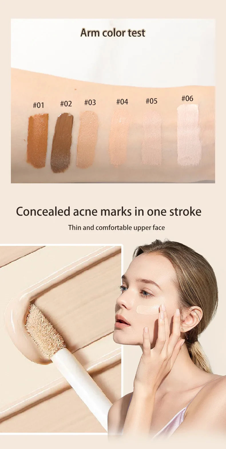 Liquid Matte Concealer – High Coverage, Waterproof, Oil Control & Long-Lasting Face Makeup